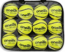 O'Neills All Ireland Match Sliotars Size 5 Yellow 12 Pack